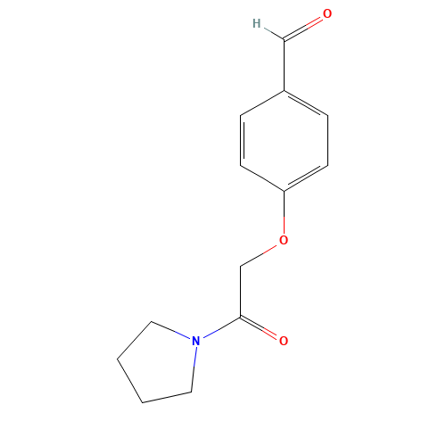 4-(2-Oxo-2-pyrrolidin-1-yl-ethoxy)-benzaldehyde (CAS: 438229-79-9) - Related Chemical Product