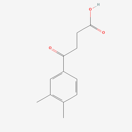 4-(3,4-Dimethyl-phenyl)-4-oxo-butyric acid (CAS: 51036-98-7) - Chemical Structure and Molecular Formula 