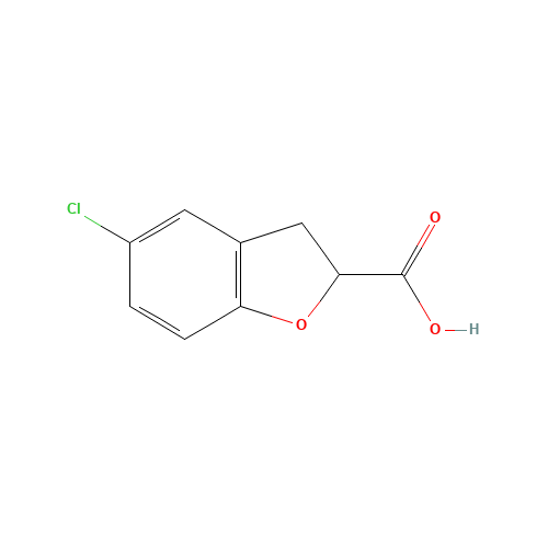 5-Chloro-2,3-dihydro-benzofuran-2-carboxylic acid (CAS: 34385-94-9) - Related Chemical Product