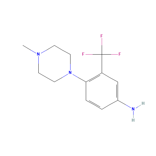 4-(4-Methyl-piperazin-1-yl)-3-trifluoromethyl-phenylamine (CAS: 330796-48-0) - Related Chemical Product