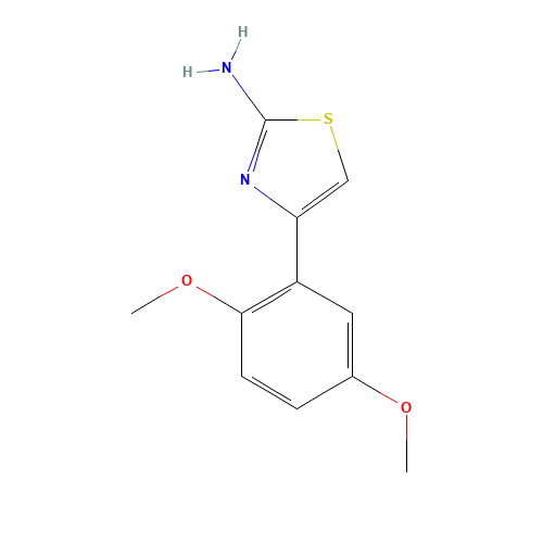 4-(2,5-Dimethoxy-phenyl)-thiazol-2-ylamine (CAS: 74605-12-2) - Related Chemical Product