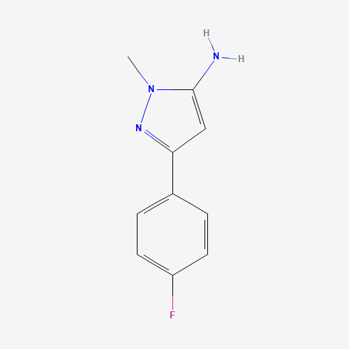 5-(4-Fluoro-phenyl)-2-methyl-2H-pyrazol-3-ylamine (CAS: 126417-81-0) - Related Chemical Product