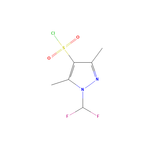 1-Difluoromethyl-3,5-dimethyl-1H-pyrazole-4-sulfonyl chloride (CAS: 943152-92-9) - Related Chemical Product