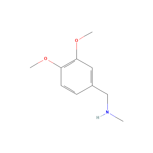(3,4-Dimethoxy-benzyl)-methyl-amine (CAS: 63-64-9) - Related Chemical Product