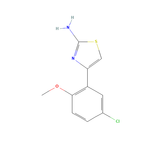 4-(5-Chloro-2-methoxy-phenyl)-thiazol-2-ylamine (CAS: 303019-72-9) - Related Chemical Product