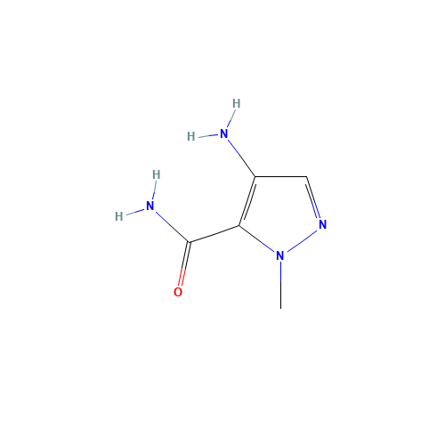 4-Amino-2-methyl-2H-pyrazole-3-carboxylic acid amide (CAS: 92534-73-1) - Related Chemical Product