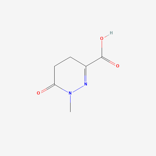 1-Methyl-6-oxo-1,4,5,6-tetrahydro-pyridazine-3-carboxylic acid (CAS: 33548-32-2) - Chemical Structure and Molecular Formula 