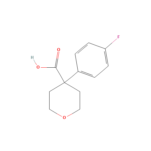 4-(4-Fluoro-phenyl)-tetrahydro-pyran-4-carboxylic acid (CAS: 473706-11-5) - Related Chemical Product