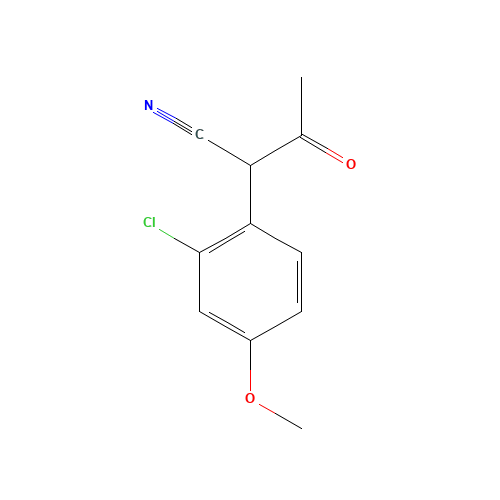 2-(2-Chloro-4-methoxyphenyl)-3-oxobutyronitrile (CAS: 441060-95-3) - Related Chemical Product