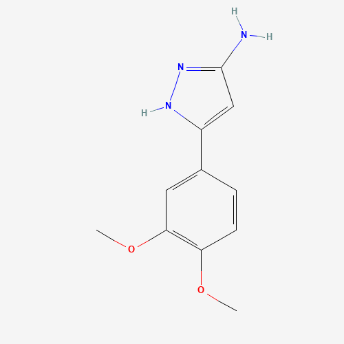 3-(3,4-Dimethoxyphenyl)-1H-pyrazol-5-amine (CAS: 208519-08-8) - Related Chemical Product