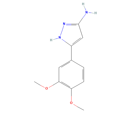 3-(3,4-Dimethoxyphenyl)-1H-pyrazol-5-amine (CAS: 208519-08-8) - Related Chemical Product