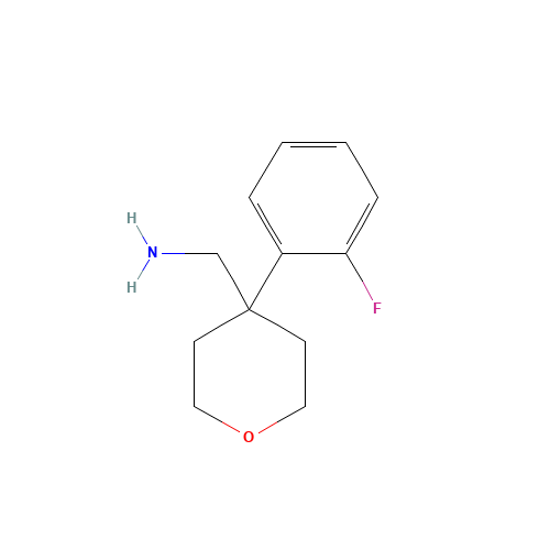 C-[4-(2-Fluoro-phenyl)-tetrahydro-pyran-4-yl]-methylamine (CAS: 889939-78-0) - Related Chemical Product