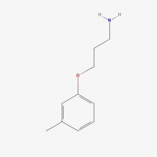 3-m-Tolyloxy-propylamine (CAS: 26646-51-5) - Chemical Structure and Molecular Formula 