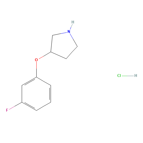 3-(3-Fluorophenoxy)pyrrolidine hydrochloride (CAS: 1185119-76-9) - Related Chemical Product