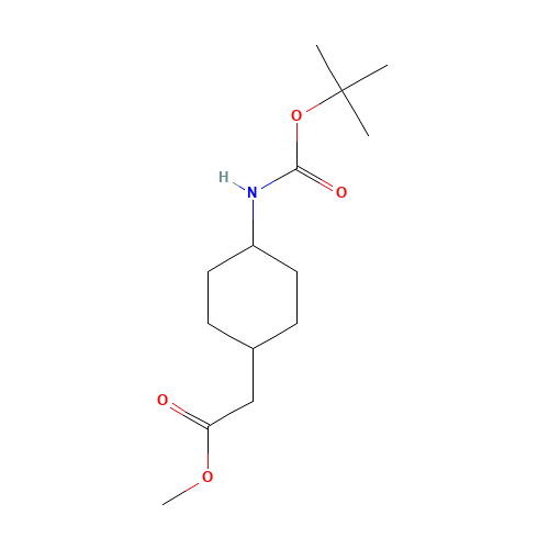 4-N-BOC-cyclohexyacetic acid methyl ester (CAS: 215789-45-0) - Related Chemical Product