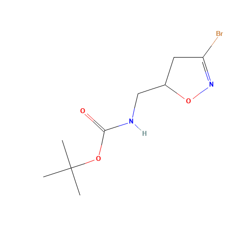 (3-Bromo-4,5-dihydro-isoxazol-5-ylmethyl)-carbamic acid tert-butyl ester (CAS: 109770-82-3) - Related Chemical Product