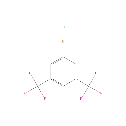 3,5-Bis(trifluoromethyl)phenyldimethylchlorosilane (CAS: 732306-23-9) - Related Chemical Product