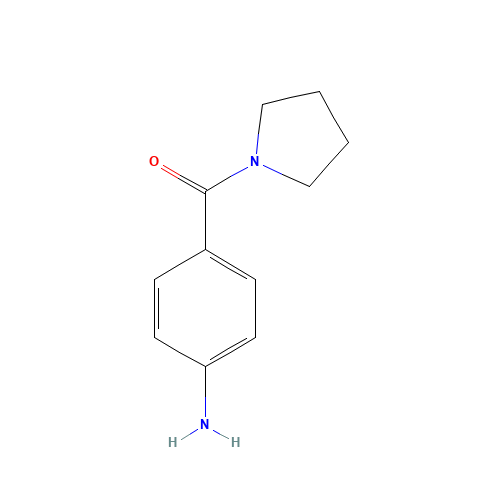 (4-Aminophenyl)(1-pyrrolidinyl)methanone (CAS: 56302-41-1) - Related Chemical Product
