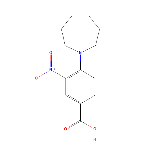3-Nitro-4-(hexamethyleneimin-1-yl)benzoic acid (CAS: 92109-03-0) - Related Chemical Product