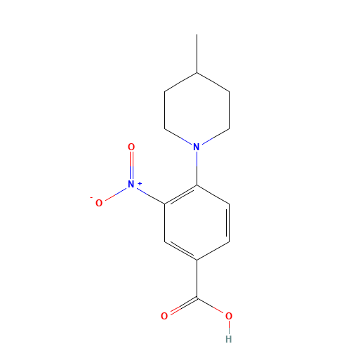 4-(4-Methylpiperidin-1-yl)-3-nitrobenzoic acid (CAS: 312921-75-8) - Related Chemical Product