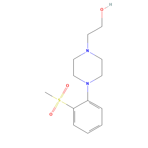 2-[4-[2-(Methylsulfonyl)phenyl]piperazin-1-yl]-ethanol (CAS: 942474-21-7) - Related Chemical Product