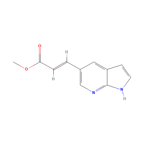 3-(1H-Pyrrolo[2,3-b]pyridin-5-yl)-acrylic acid methyl ester (CAS: 945029-05-0) - Related Chemical Product