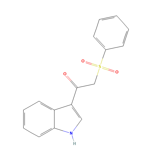 1-(Indol-3-yl)-2-(phenylsulfonyl)ethanone (CAS: 292855-52-8) - Related Chemical Product