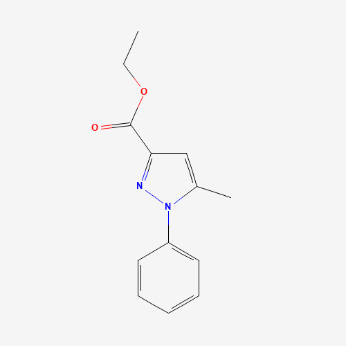 Ethyl 5-methyl-1-phenylpyrazole-3-carboxylate (CAS: 81153-64-2) - Chemical Structure and Molecular Formula 