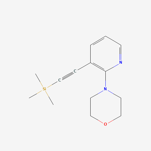 4-(3-Trimethylsilanylethynyl-pyridin-2-yl)-morpholine (CAS: 499193-56-5) - Related Chemical Product