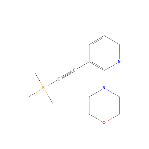 4-(3-Trimethylsilanylethynyl-pyridin-2-yl)-morpholine (CAS: 499193-56-5) - Related Chemical Product