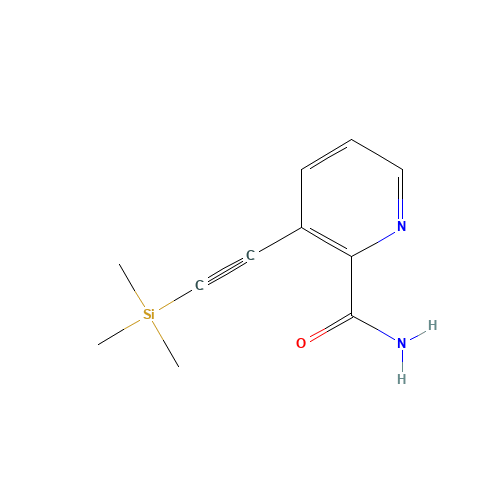 3-Trimethylsilanylethynyl-pyridine-2-carboxylic acid amide (CAS: 499193-54-3) - Related Chemical Product