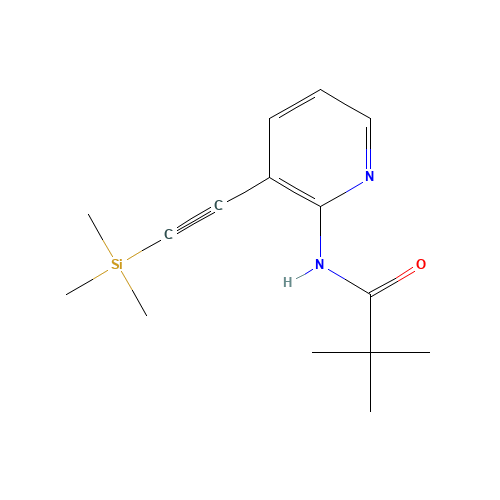 2,2-Dimethyl-N-(3-trimethylsilanylethynyl-pyridin-2-yl)-propionamide (CAS: 499193-46-3) - Related Chemical Product