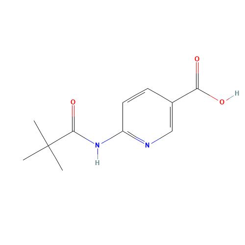 6-(2,2-Dimethyl-propionylamino)-nicotinic acid (CAS: 898561-66-5) - Related Chemical Product