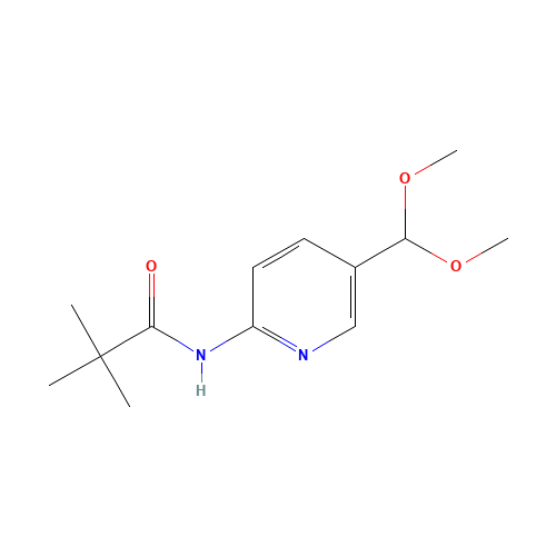 N-(5-Dimethoxymethyl-pyridin-2-yl)-2,2-dimethyl-propionamide (CAS: 898561-69-8) - Related Chemical Product