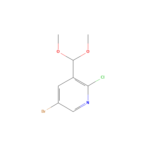 5-Bromo-2-chloro-3-dimethoxymethyl-pyridine (CAS: 928653-74-1) - Related Chemical Product