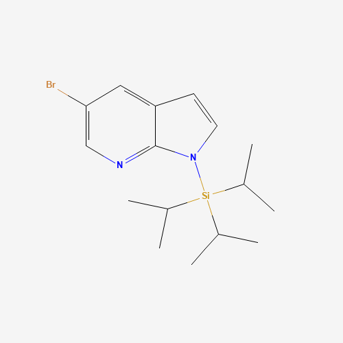 5-Bromo-1-triisopropylsilanyl-1H-pyrrolo-[2,3-b]pyridine (CAS: 858116-66-2) - Related Chemical Product