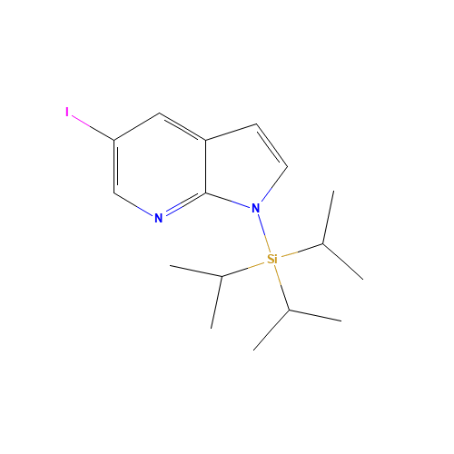 5-Iodo-1-triisopropylsilanyl-1H-pyrrolo-[2,3-b]pyridine (CAS: 913983-21-8) - Related Chemical Product