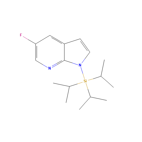 5-Fluoro-1-triisopropylsilanyl-1H-pyrrolo-[2,3-b]pyridine (CAS: 868387-37-5) - Related Chemical Product