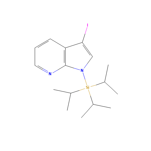 3-Iodo-1-triisopropylsilanyl-1H-pyrrolo-[2,3-b]pyridine (CAS: 913983-25-2) - Related Chemical Product