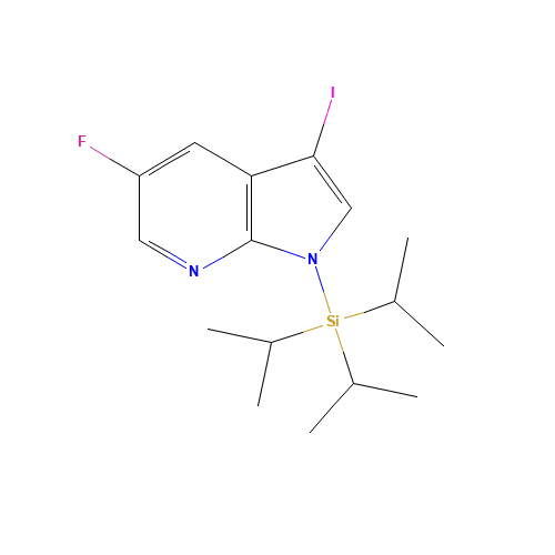 5-Fluoro-3-iodo-1-triisopropylsilanyl-1H-pyrrolo[2,3-b]pyridine (CAS: 928653-76-3) - Related Chemical Product