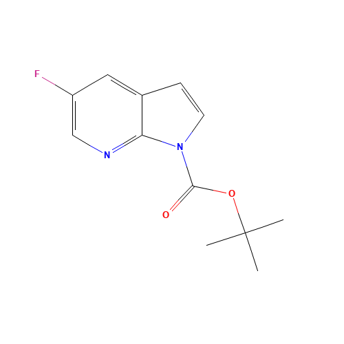 5-Fluoro-pyrrolo[2,3-b]pyridine-1-carboxylic acid tert-butyl ester (CAS: 928653-77-4) - Related Chemical Product