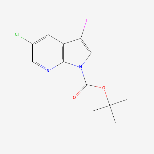 5-Chloro-3-iodo-pyrrolo[2,3-b]pyridine-1-carboxylic acid tert-butyl ester (CAS: 928653-79-6) - Related Chemical Product