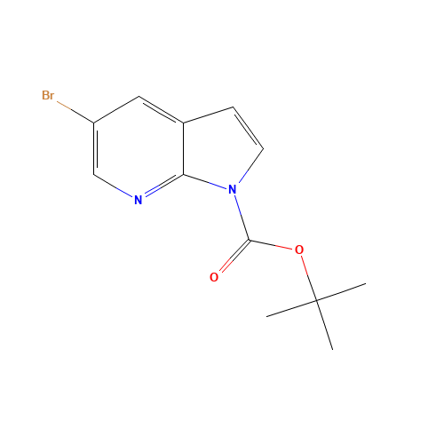 5-Bromo-pyrrolo[2,3-b]pyridine-1-carboxylic acid tert-butyl ester (CAS: 928653-80-9) - Related Chemical Product