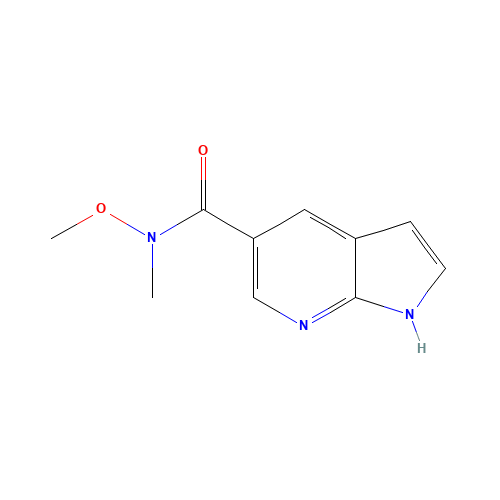 1H-Pyrrolo[2,3-b]pyridine-5-carboxylic acid methoxy-methyl-amide (CAS: 944936-49-6) - Related Chemical Product