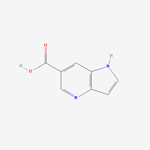 1H-Pyrrolo[3,2-b]pyridine-6-carboxylic acid (CAS: 112766-32-2) - Chemical Structure and Molecular Formula 