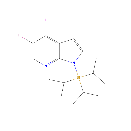 5-Fluoro-4-iodo-1-(triisopropylsilyl)-1H-pyrrolo[2,3-b]pyridine (CAS: 1020056-67-0) - Related Chemical Product