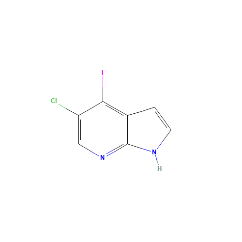 5-Chloro-4-iodo-1H-pyrrolo[2,3-b]pyridine (CAS: 1020056-77-2) - Related Chemical Product