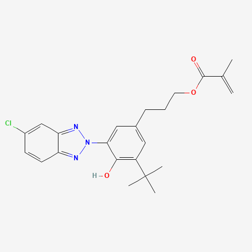 2-Methylacrylic acid 3-[3-tert-butyl-5-(5-chlorobe nzotriazol-2-yl)-4-hydroxyphenyl]-propyl ester (CAS: 96478-15-8) - Related Chemical Product