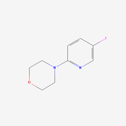 4-(5-Iodo-2-pyridyl)morpholine (CAS: 470463-42-4) - Chemical Structure and Molecular Formula 
