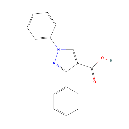 1,3-Diphenyl-1H-pyrazole-4-carboxylic acid (CAS: 77169-12-1) - Related Chemical Product